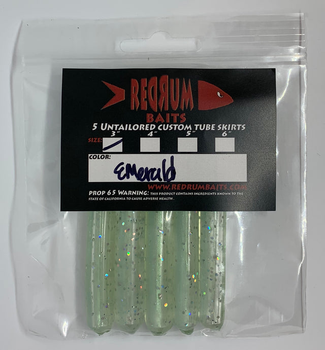 Redrum Baits Tube Replacement 5 Pack - 3 Inch