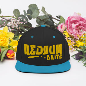 Gold Embroidery Series Snapback Hat